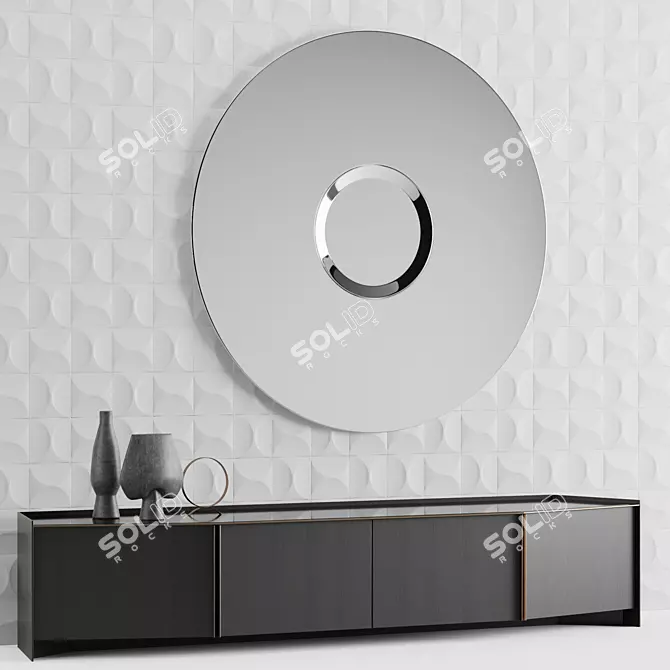 Sleek & Stylish Athus Sideboard 3D model image 1