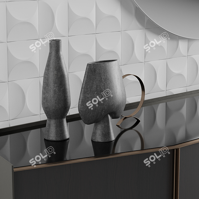 Sleek & Stylish Athus Sideboard 3D model image 2