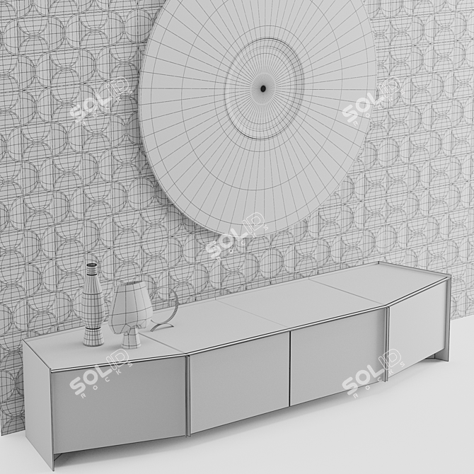 Sleek & Stylish Athus Sideboard 3D model image 5