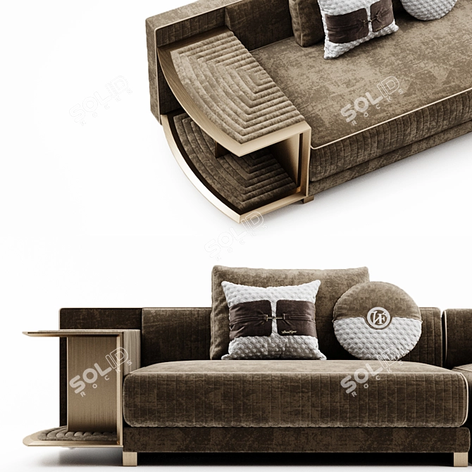 Luxury Comfort: Vittoria Frigerio Brandolini 3D model image 2