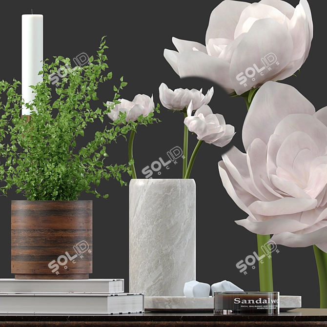 Stylish H&M Home Decor 3D model image 2