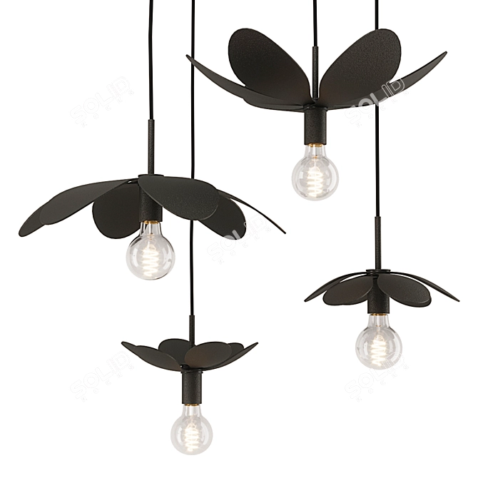 Blossom Pendant Light by Monika Mulder 3D model image 2