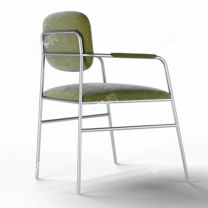 Elegant Casamilano Brigitte Chair 3D model image 2