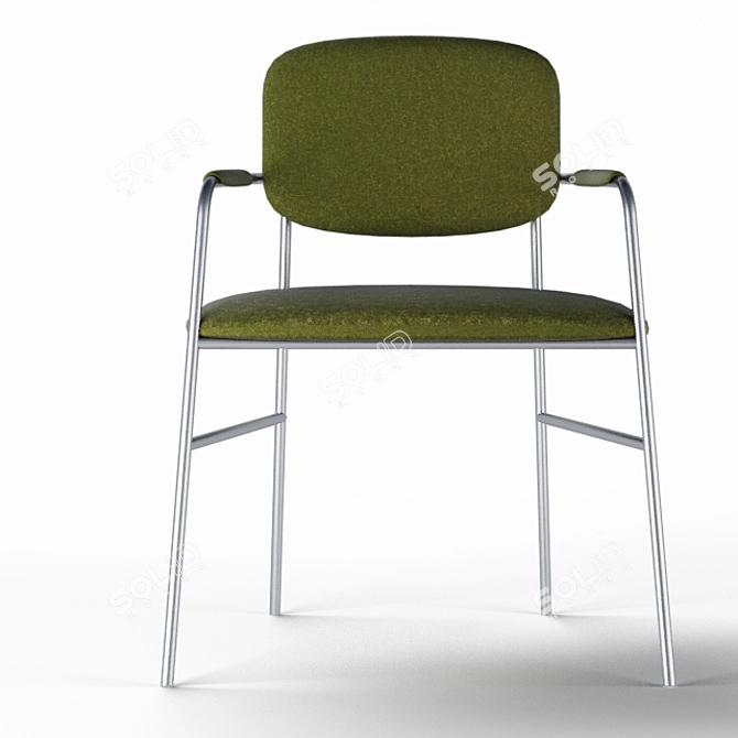 Elegant Casamilano Brigitte Chair 3D model image 8