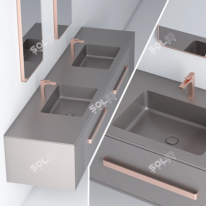 Sleek Washbasin | Modern Design 3D model image 3