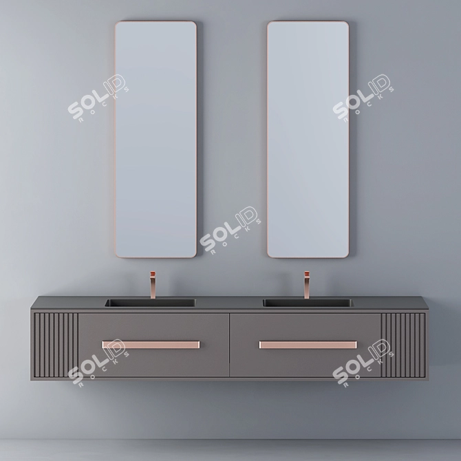 Sleek Washbasin | Modern Design 3D model image 5