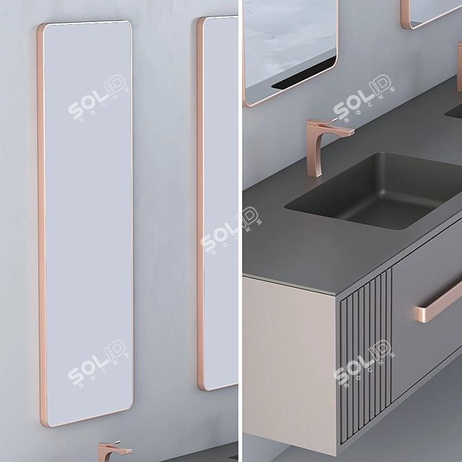 Sleek Washbasin | Modern Design 3D model image 6