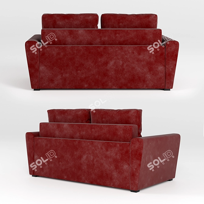  Hummingbird Sofa: Stylish and Comfortable 3D model image 3