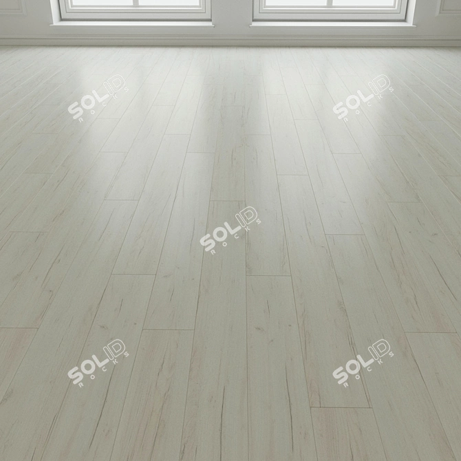 Natural Wood Parquet Laminate 3D model image 1