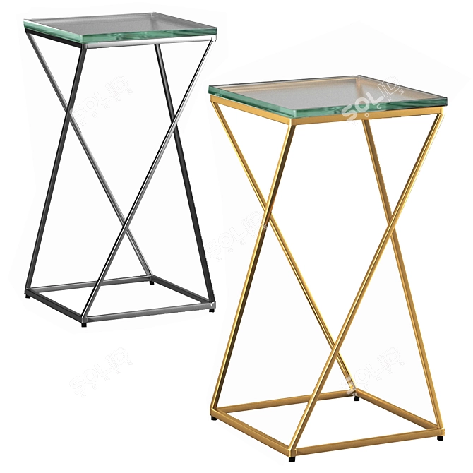 Mercurio 2013: Stylish Millimeter Side Table 3D model image 1