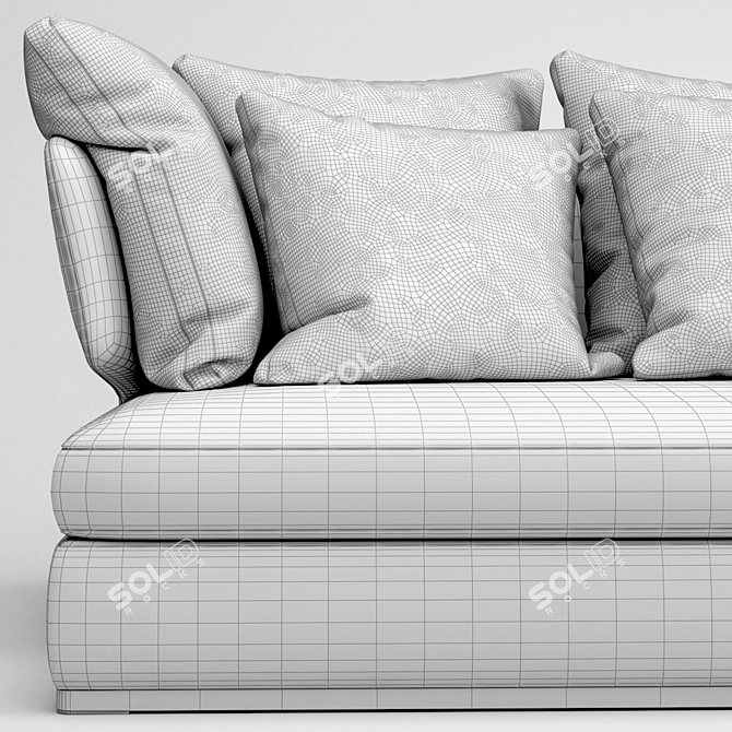  Stylish B&B Italia Sofa 3D model image 3