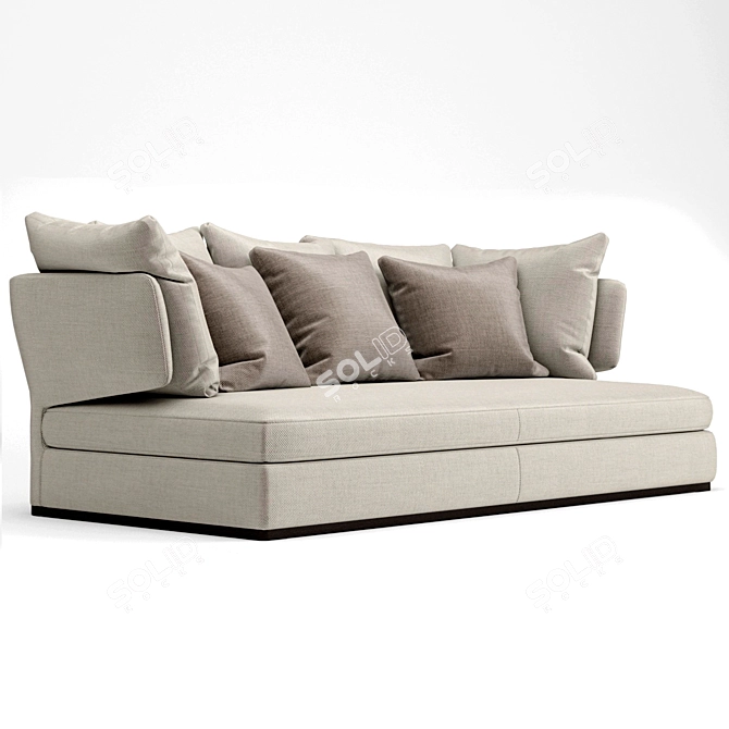  Stylish B&B Italia Sofa 3D model image 4