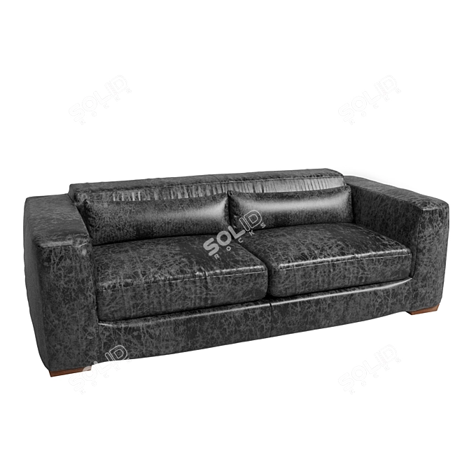 Luxury Cayenne Sofa 3D model image 2