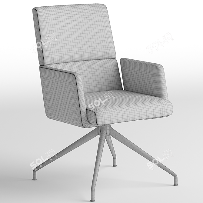 De Sede DS-414 Swivel Chair 3D model image 4