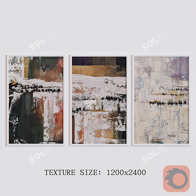 Modern Collection: Frames No. 001 by Lee Caufield 3D model image 2