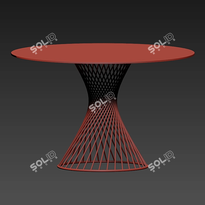 Chic Paris Chair & Calligaris Table 3D model image 3