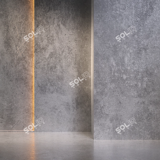 Textured Concrete Finishes 3D model image 1