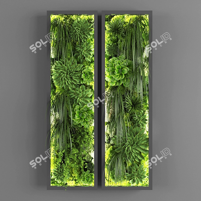 GreenWalls: The Ultimate Vertical Garden 3D model image 1