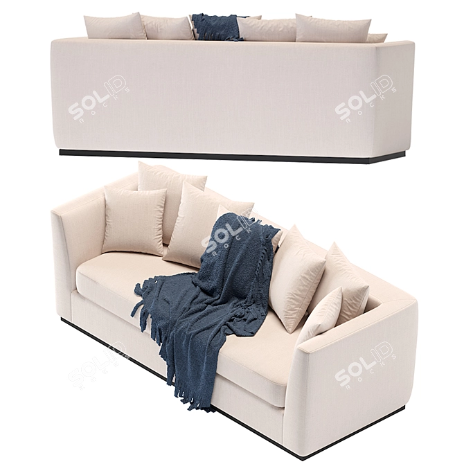 Contemporary Taylor Sofa by Eichholtz 3D model image 2