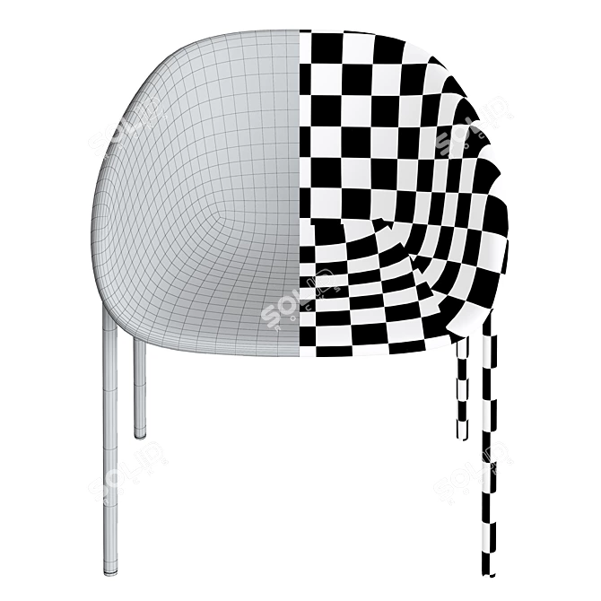 DeVorm LJ 1 PET Felt Armchair 3D model image 5