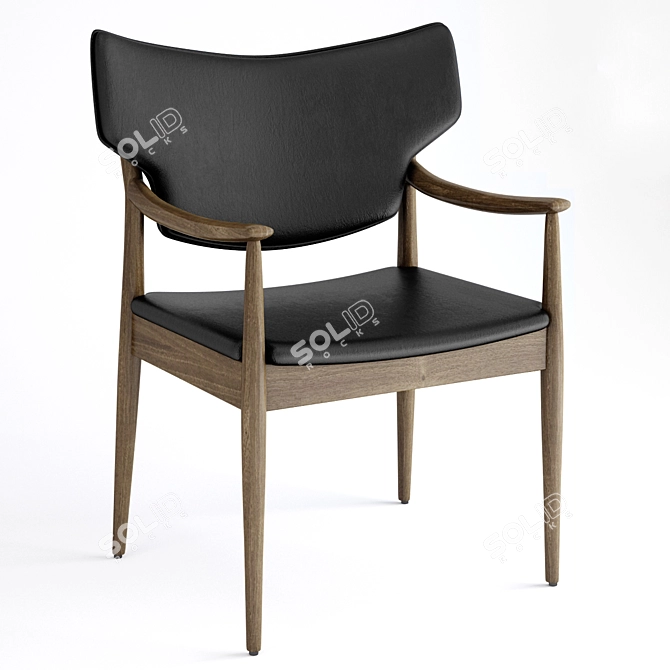 Sleek Scandinavian Design - Veng by Eikund 3D model image 1