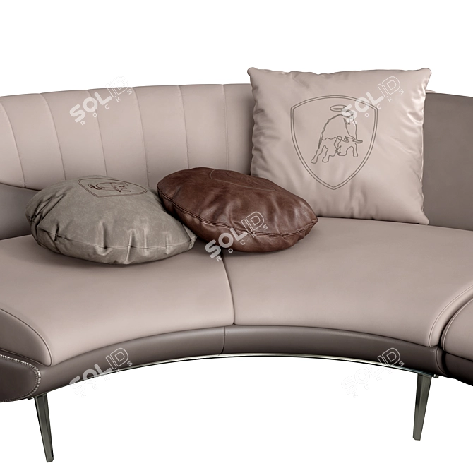 Luxurious Tonino Lamborghini Casa TOLEDO Sofa 3D model image 3