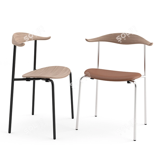 Carl Hansen & Søn's Chair Collection: Danish Design Classics 3D model image 4