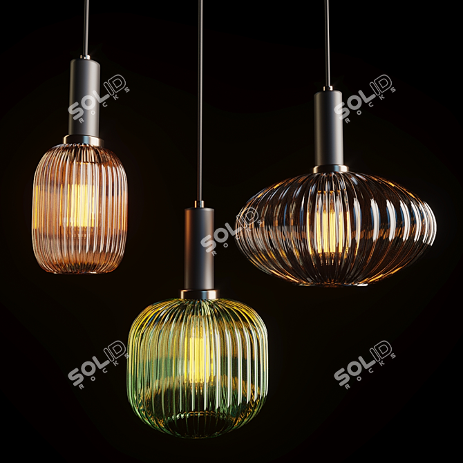 Romatti Losto Pendant Lamp - Contemporary Elegance 3D model image 1