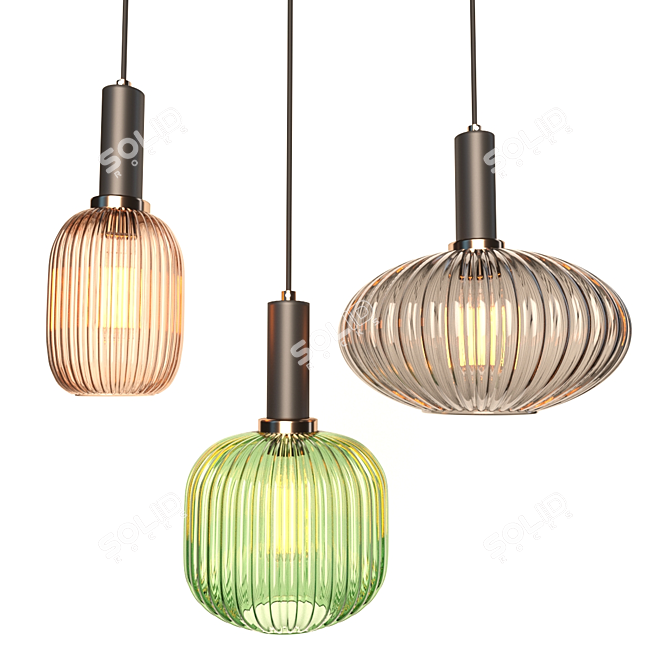 Romatti Losto Pendant Lamp - Contemporary Elegance 3D model image 5