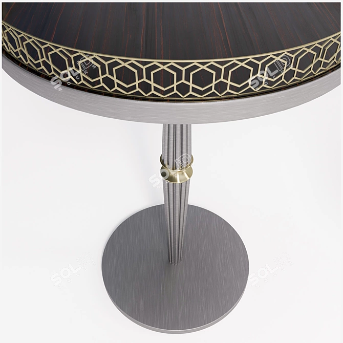 Elegant Longhi Gueridon Table 3D model image 3