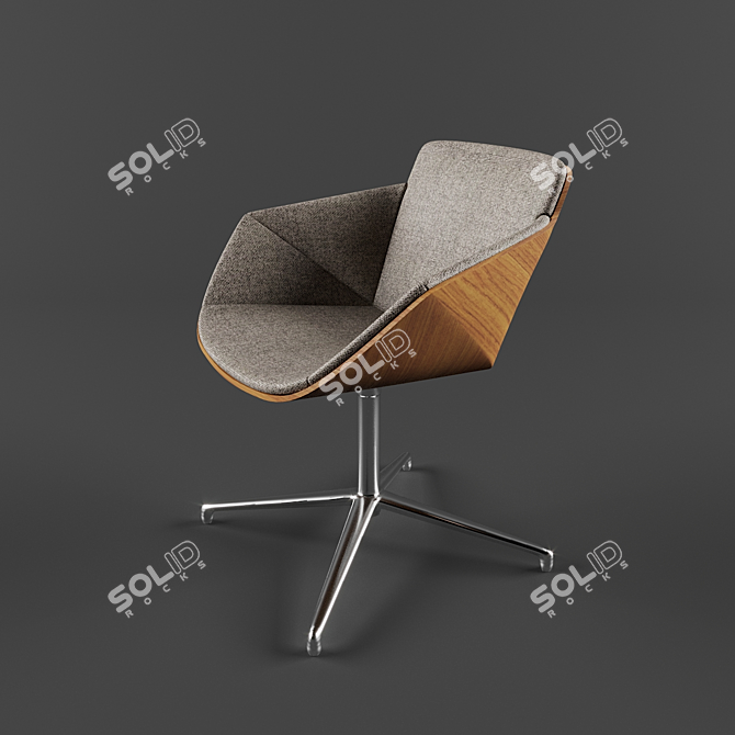 Elegant Allermuir Phoulds Chair 3D model image 1