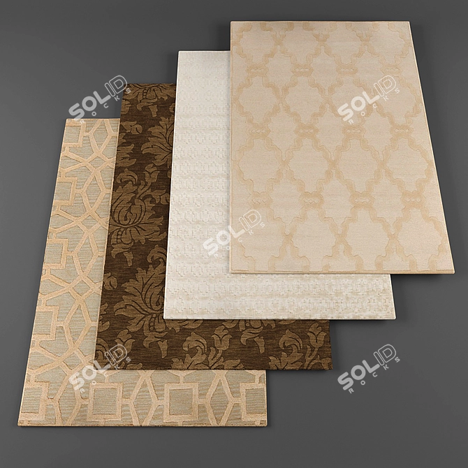 Surya Collection: Elegant Rugs 3D model image 1