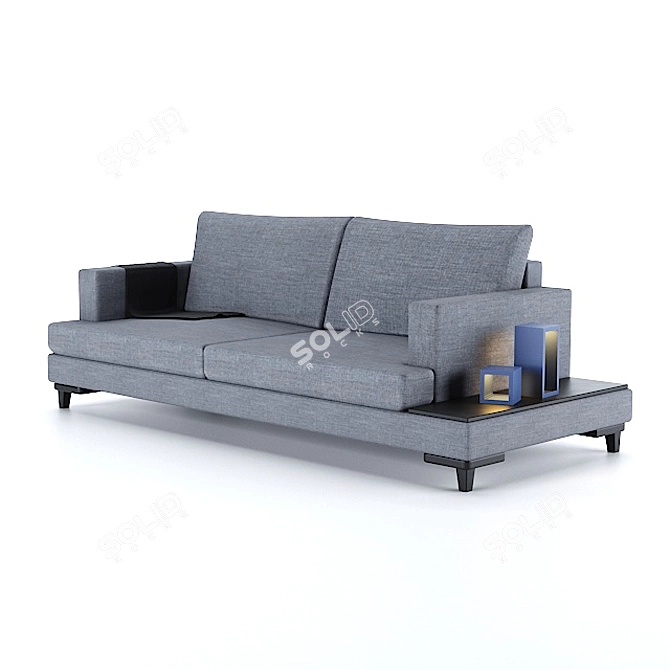 Modern 3DMax Sofa Design 3D model image 1