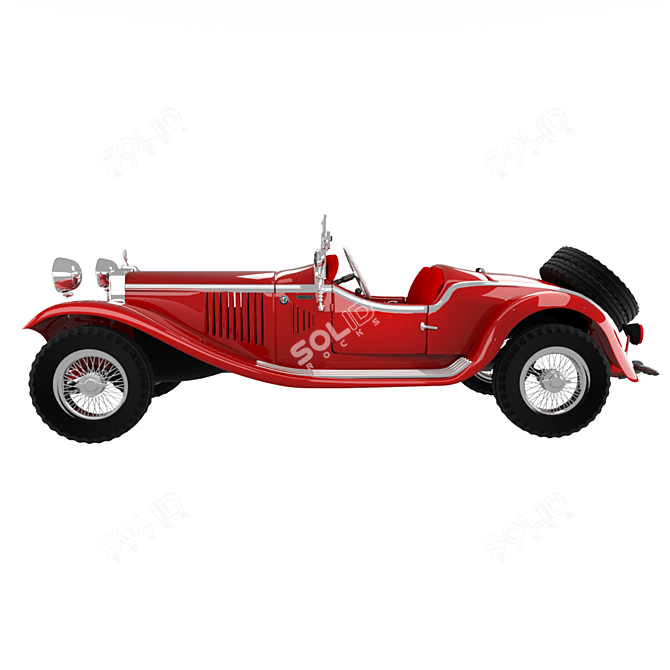 Stylish Alfa Romeo Zagota 3D model image 2