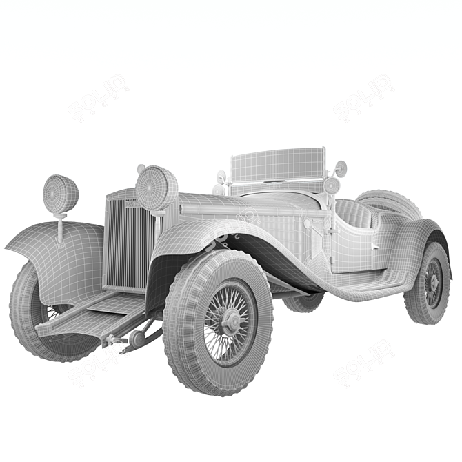 Stylish Alfa Romeo Zagota 3D model image 5