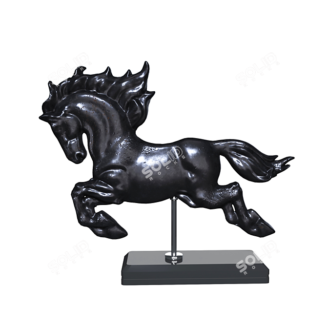 Elegant Horse Decor for Stylish Homes 3D model image 1