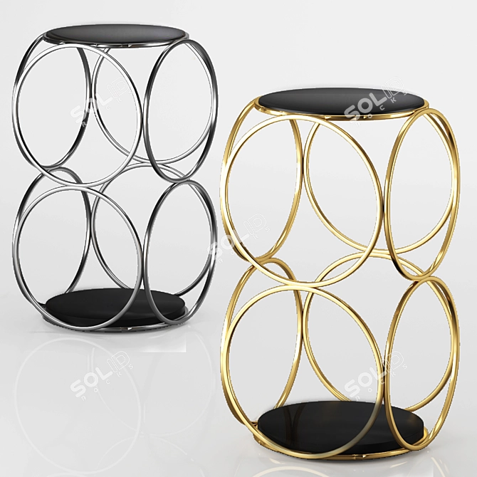 Alister Side Table: Sleek and Modern 3D model image 2