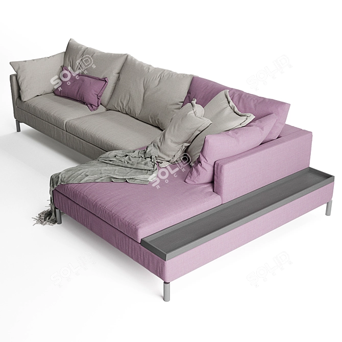 Reef Sofa by Novamobili: Modern Style & Comfort 3D model image 4