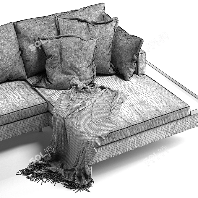 Reef Sofa by Novamobili: Modern Style & Comfort 3D model image 5