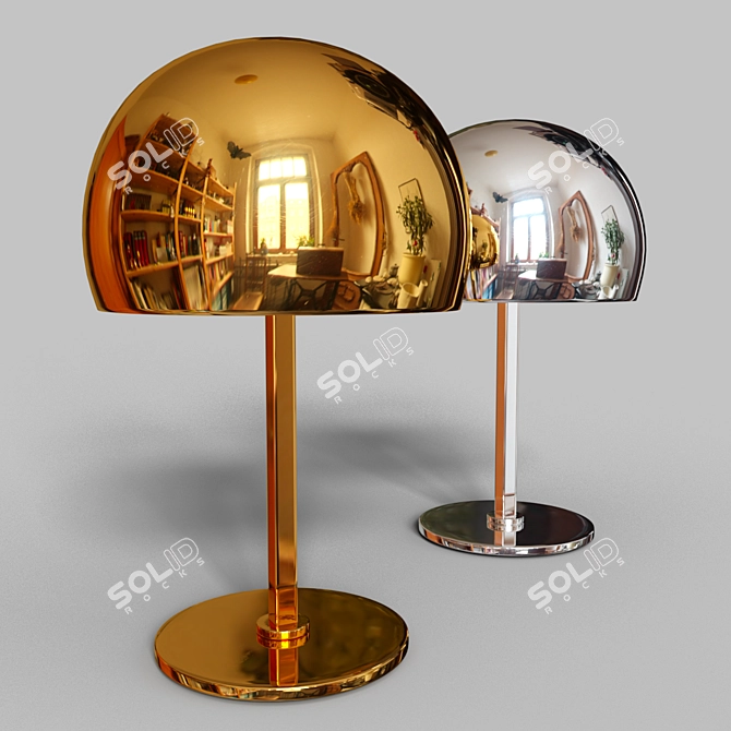 Sleek Cattelan Calimero Table Lamp 3D model image 3