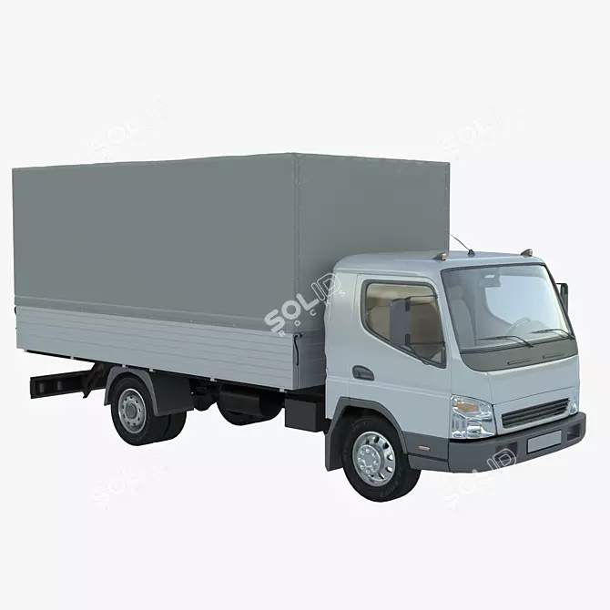 BAW Fenix 1044 Truck Tent: Versatile and Stylish 3D model image 1