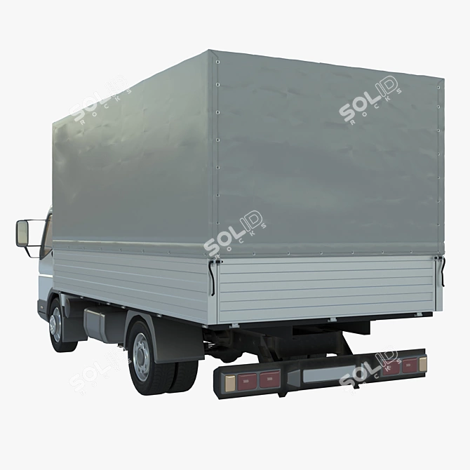 BAW Fenix 1044 Truck Tent: Versatile and Stylish 3D model image 2