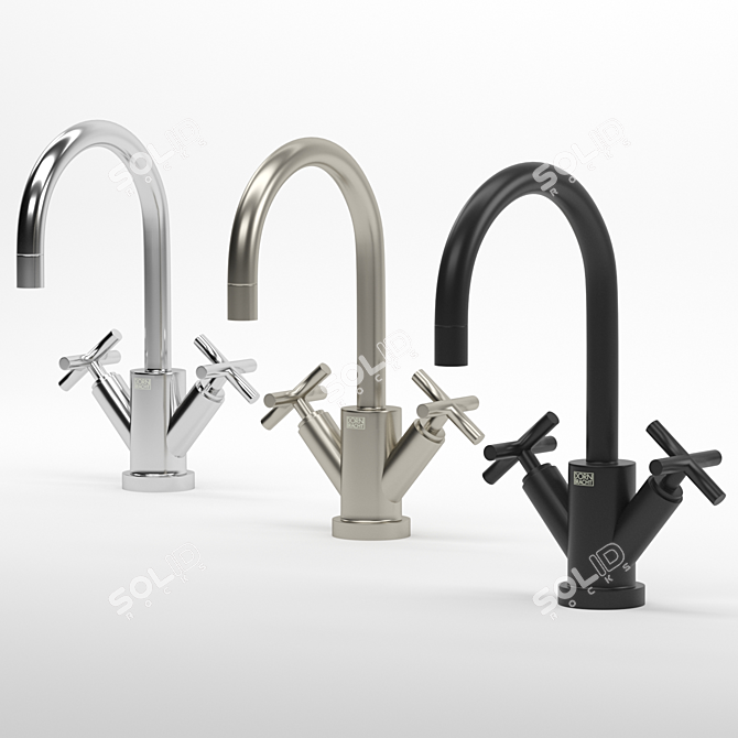 Dornbracht Tara Matte Black Faucet 3D model image 4