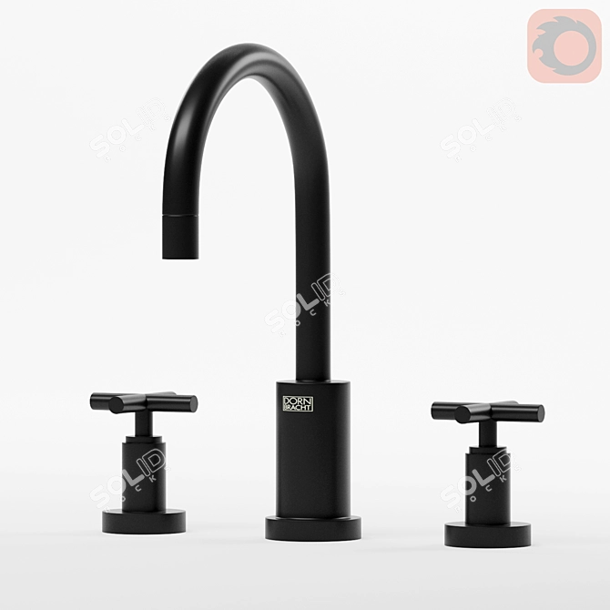 Dornbracht Tara Matte Black Faucet 3D model image 4