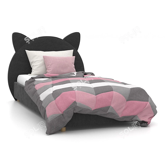 Kitten Dream Bed 3D model image 1