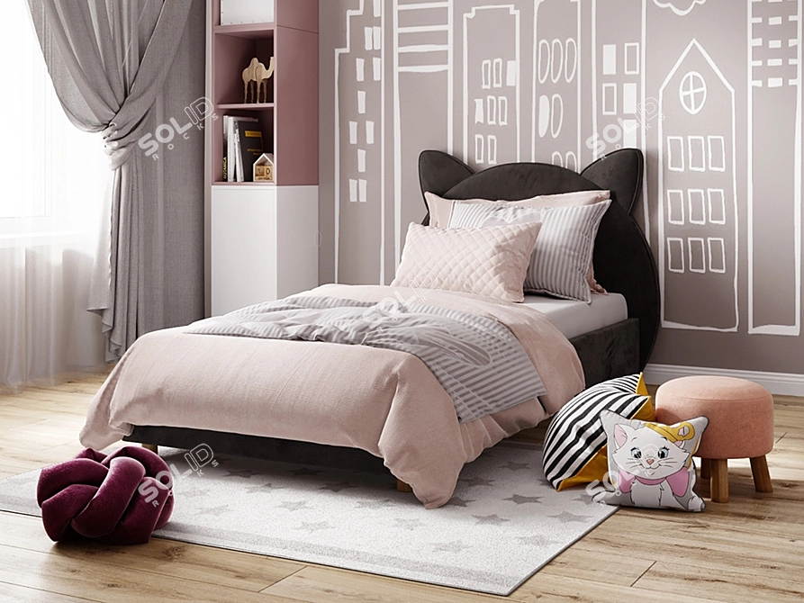 Kitten Dream Bed 3D model image 2