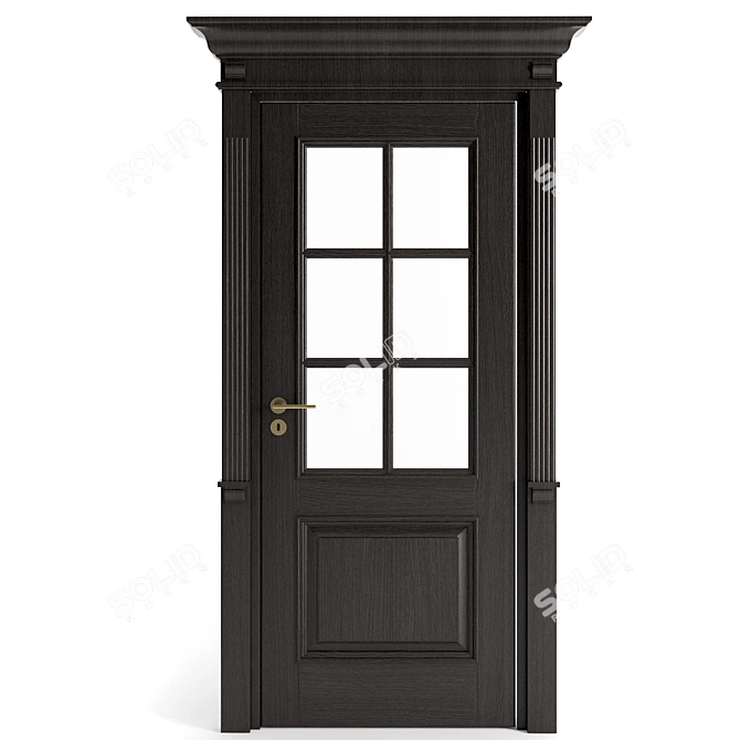 Alberta Gothic: Classic Doors with Elegant Charm 3D model image 1