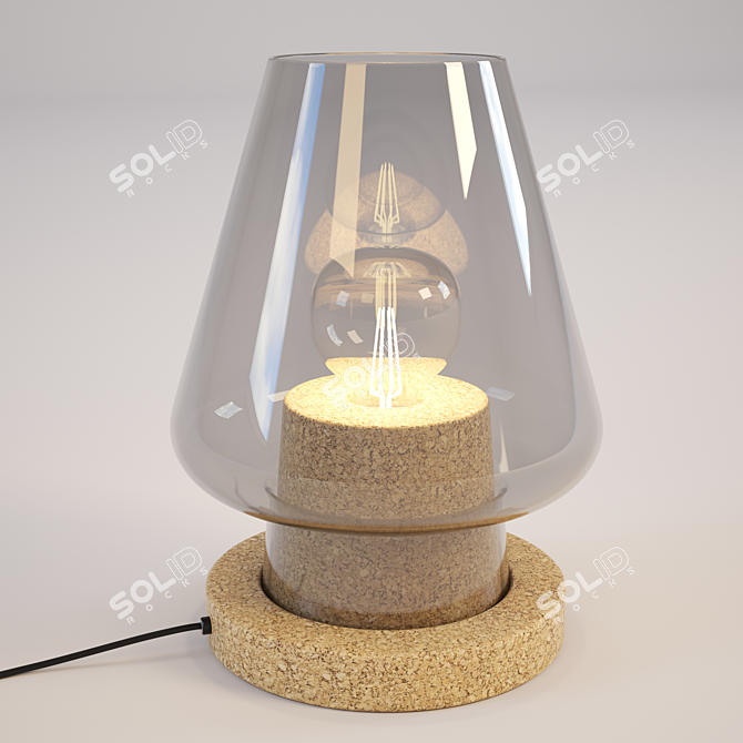 Paulmann Iben: Elegant Table Lamp 3D model image 1