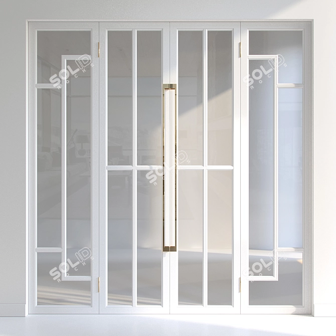 Variety of Door Materials 3D model image 2