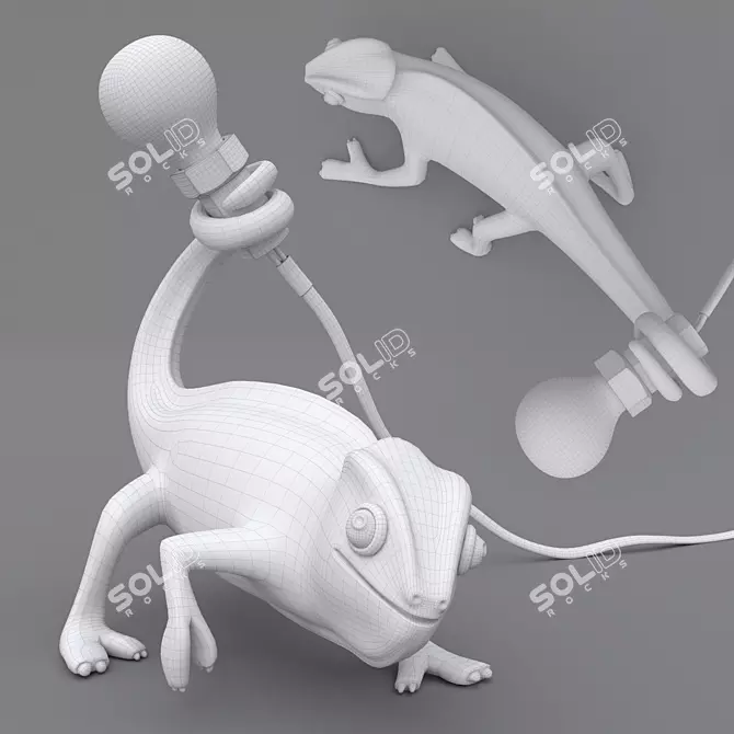 Chameleon Lamps: Versatile Lighting Solution 3D model image 4